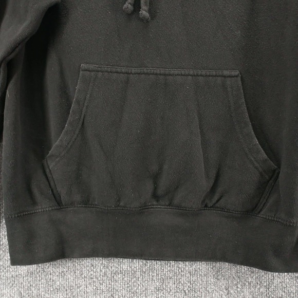 WRLDINVSN Mens World Peace Pullover Graphic Hoodie Black Medium Cotton - Picture 4 of 11